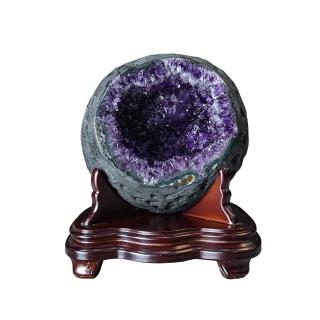 【SUMMER 寶石】5A頂級天然烏拉圭紫晶圓洞4.4KG(A23)