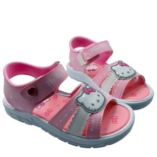 【樂樂童鞋】台灣製Kitty涼鞋(MIT 三麗鷗童鞋 女童鞋 露趾涼鞋)