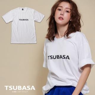 【TSUBASA洒落運動衣】ELEMENT 女款 貴絲棉T-Shirt 白色(圓領T恤 白T恤 寬鬆休閒 短袖T恤)