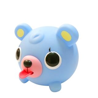 【SANKYORIKEN】日本進口超療癒愛說話動物球(粉藍小熊)