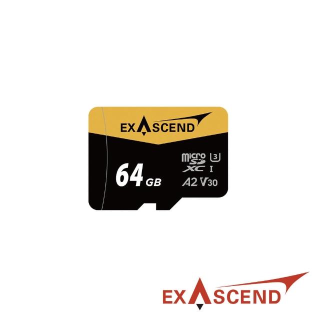 【Exascend】Catalyst microSD V30 64G 記憶卡(正成公司貨)