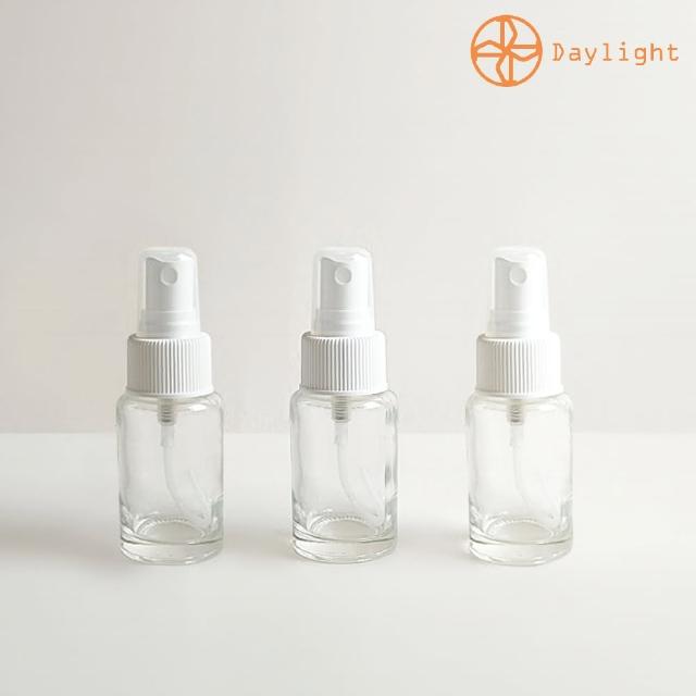 【Daylight】玻璃噴霧瓶分裝瓶-6件組(台灣製 噴霧瓶 酒精瓶 分裝瓶 香水瓶 攜帶瓶 防疫)