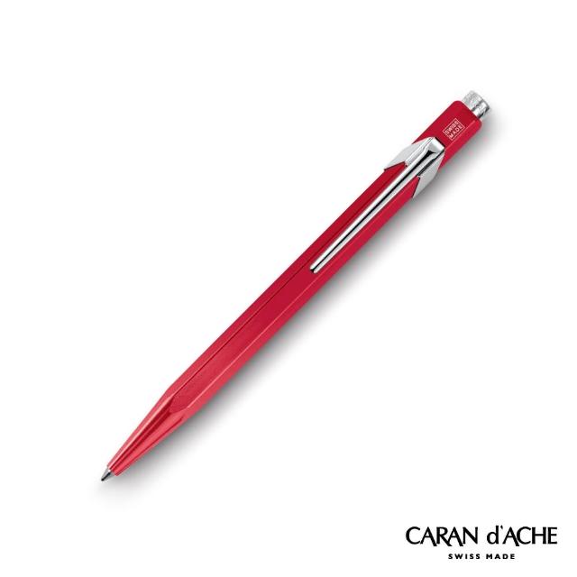 【CARAN d’ACHE】849 金屬紅 原子筆(瑞士製)