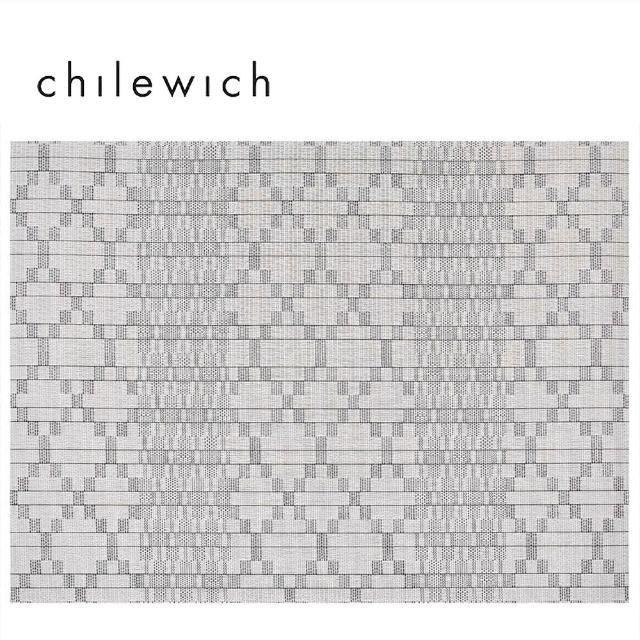 【Chilewich】Harmony系列 圖騰地墊 59×92cm(灰色/Natural)