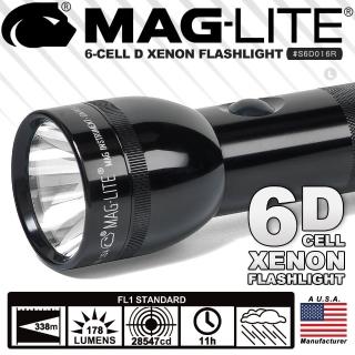 【MAG-LITE】6-CELL D XENON 手電筒 #S6D016R(#S6D016R)