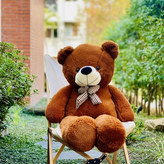 【歐比邁】大熊熊玩偶 120CM 台灣填充棉花(43吋孔雀絨熊 0143006)