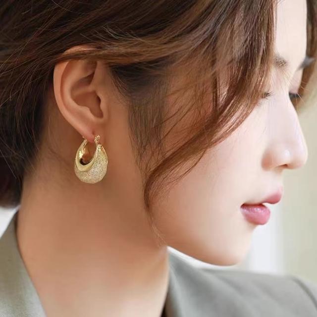 【Emi 艾迷】韓系華麗細緻鋯石網紗925銀針耳環