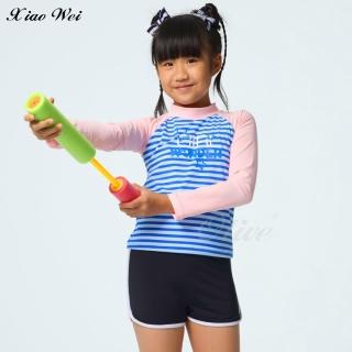 【SARLEE 沙麗】流行女童二件式長袖泳裝(NO237048)