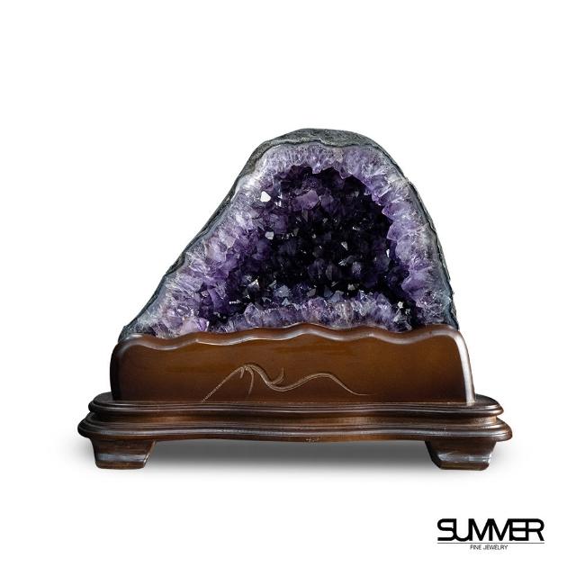 【SUMMER 寶石】巴西5A聚財納氣紫晶洞16.2kg(A74)