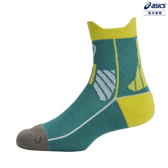 【asics 亞瑟士】籃球短筒襪 男女中性款  籃球 配件(3063A066-400)