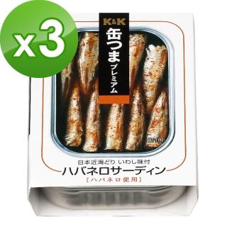 【K&K】墨西哥辣椒醬沙丁魚105gx3入