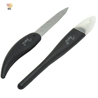 【月陽】台灣製造折疊式不鏽鋼指甲銼刀ㄚ刀組(KS-2193)