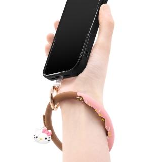【GARMMA】Apple/安卓通用款 手機防丟掛環 手機殼手腕環 掛環組 Hello Kitty(市面手機殼皆通用)