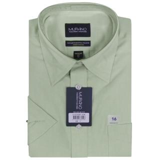 【MURANO】JC正式美版短袖襯衫(台灣製、現貨、加大、NH綠)