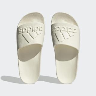 【adidas 愛迪達】ADILETTE AQUA 象牙白 男女 拖鞋 防水 休閒 運動(IF7370 ★)