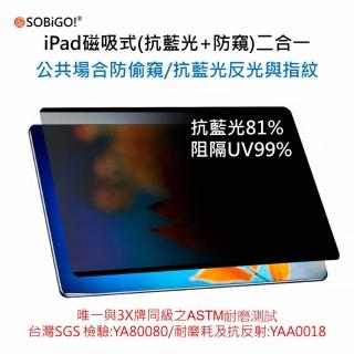 【SOBiGO!】iPad 抗藍光磁吸防窺片 Pro(12.9吋)