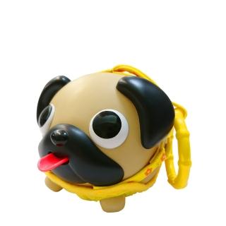 【SANKYORIKEN】日本進口超療癒愛說話動物球(掛環版-巴哥犬)