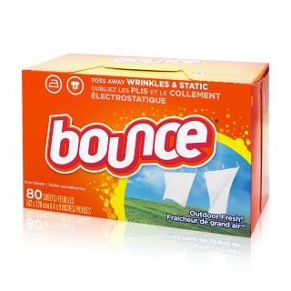 【美國進口 Bounce】烘衣柔軟片(80片)