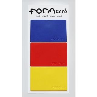 【FORMcard】英國多功能萬能隨身塑形修補卡-塑型凝土(紅／藍／黃)