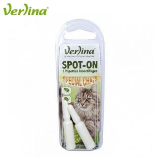 【Verlina 芬綠寧】天然驅蟲滴劑-貓咪專用 0.6ml*2管/組（2入組）