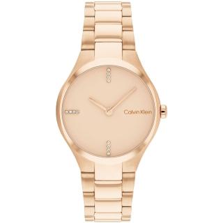【Calvin Klein 凱文克萊】CK 簡約時尚晶鑽手錶-29mm(CK25200334)