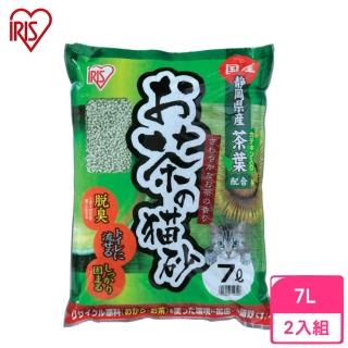 【IRIS】綠茶貓砂 7L*2包組（OCN-70N）(豆腐砂)