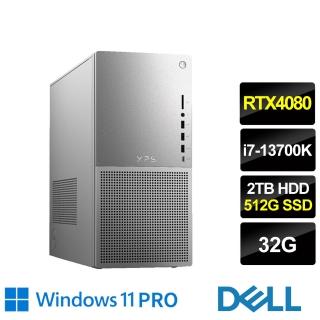 【DELL 戴爾】i7 RTX4080十六核商用電腦(XPS8960-R2768WTW/i7-13700K/32G/512G+2TB/RTX4080/W11P)