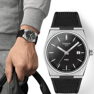 【TISSOT 天梭 官方授權】PRX系列 70年代復刻時尚腕錶(T1374101705100)