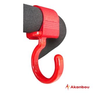 【日本Akanbou】日本製 多用途掛勾2入組(紅色)