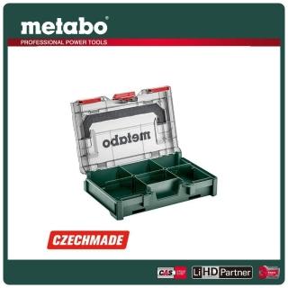 【metabo 美達寶】系統組合6格收納盒(metaBOX 63XS Organizer)