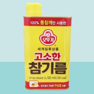 【韓國 奧多吉(不倒翁)OTTOGI】100%純芝麻油(500毫升)
