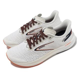 【BROOKS】競速跑鞋 Hyperion 男鞋 白 氮氣中底 緩衝 回彈 路跑 運動鞋(1104071D095)