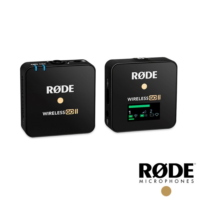 【RODE】Wireless GO II Single 微型無線麥克風 二代 黑色(RDWIGOIISINGLE)