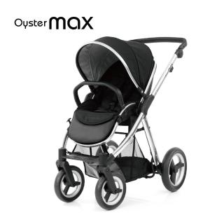 【英國 Oyster2】MAX雙子星嬰幼兒手推車(經典黑)
