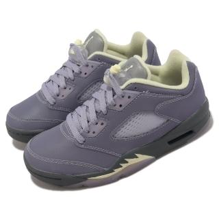 【NIKE 耐吉】休閒鞋 Wmns Air Jordan 5 Retro Low 女鞋 男鞋 紫 氣墊 緩震 AJ5(FJ4563-500)