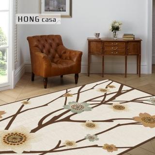【范登伯格】比利時 法爾達立體雕花絲質地毯-花開(160x230cm)