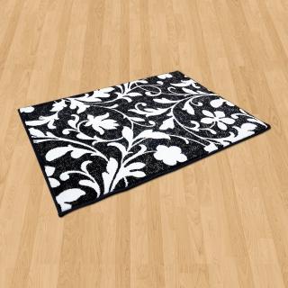 【Ambience】比利時Palmas 玄關/床邊 絲光地毯(花蔓 68x110cm)