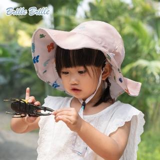 【Brille Brille】UPF50+經典涼感兒童雙面防曬帽(吉丁蟲俱樂部)