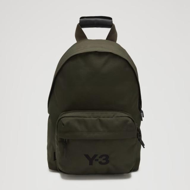 【Y-3 山本耀司】Adidas TECH BACKPACK 帆布後背包 叢林綠(HR8454)