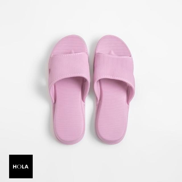 【HOLA】銀離子抗菌EVA輕便室內拖鞋-粉紫S37/38