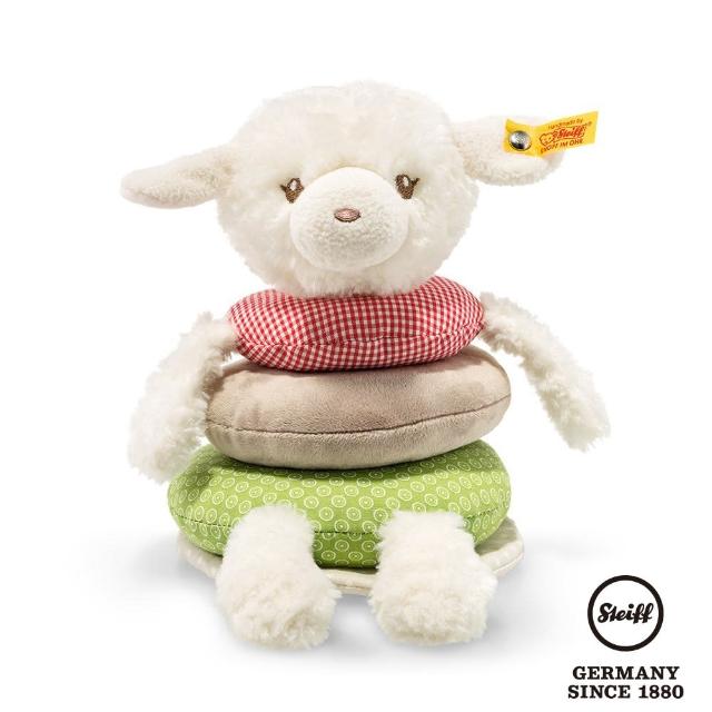 【STEIFF德國金耳釦泰迪熊】Happy Farm Lamb 甜甜圈羊(嬰幼兒安撫玩偶)