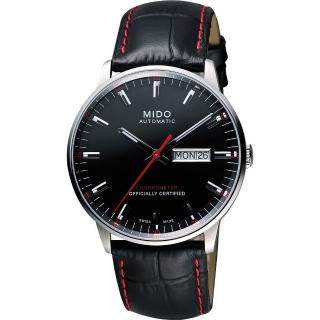 【MIDO 美度】官方授權 Commander II指揮官系列機械錶-黑/40mm(M0214311605100)