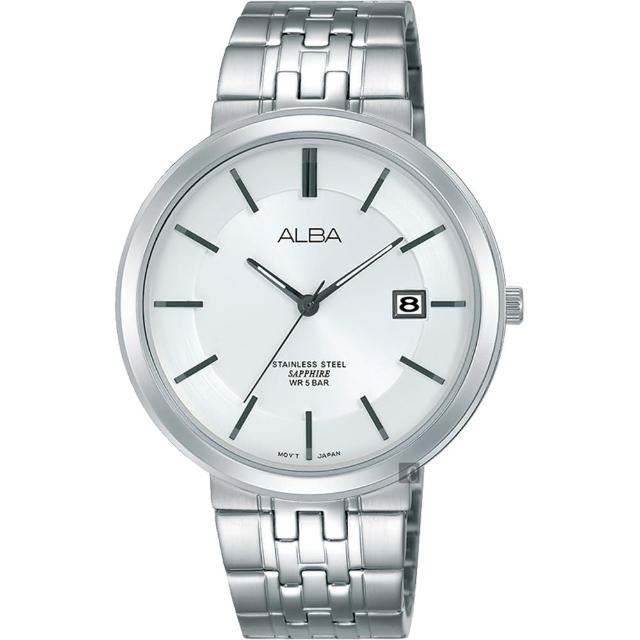 【ALBA】雅柏 都會時尚手錶-銀/40mm(VJ42-X224S  AS9D83X1)