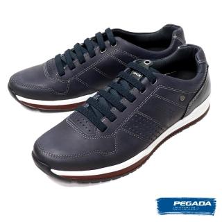 【PEGADA】復刻經典輕量綁帶休閒鞋 海軍藍(118408-DBU)