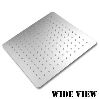 【WIDE VIEW】超薄不銹鋼增壓12吋方形頂噴蓮蓬頭(ZU-SH01)