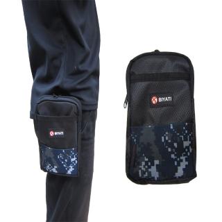 【SNOW.bagshop】腰包6吋手機MIT二層拉鍊主袋(外袋共三層隨身物防水尼龍布)