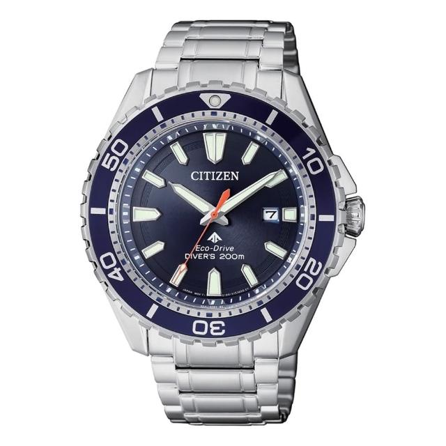 【CITIZEN 星辰】PROMASTER 深海潛水運動流線腕錶/200米(BN0191-80L)