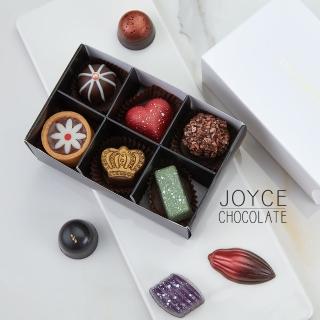 【JOYCE巧克力工房】情人綜合巧克力禮盒(6顆/盒)_母親節禮物