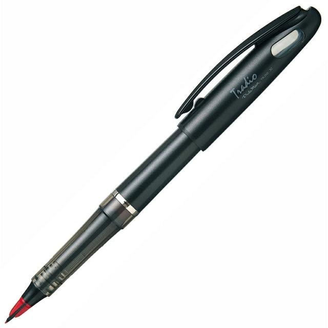 【PENTEL】Pentel飛龍TRJ50-B德拉迪塑膠鋼筆 紅