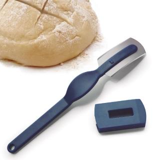 【IBILI】麵糰割紋刀 靛藍(歐式麵包 整型割線刀麵團刀)